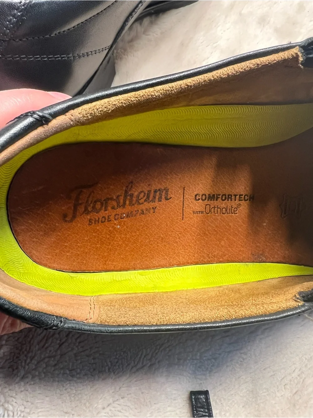 Florsheim men's slip-on Mens 11 D Comfortech leather